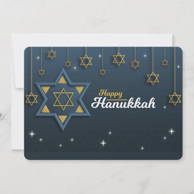 Happy Hanukkah Holiday Card (Front)