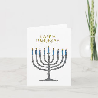 Happy Hanukkah Holiday Card