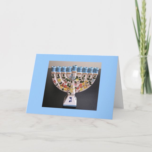 Happy Hanukkah Holiday Card (Front)