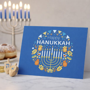 Happy Hanukkah Holiday Card