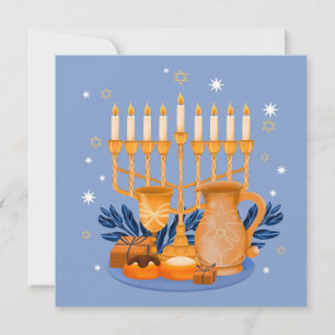 Happy Hanukkah Holiday Card