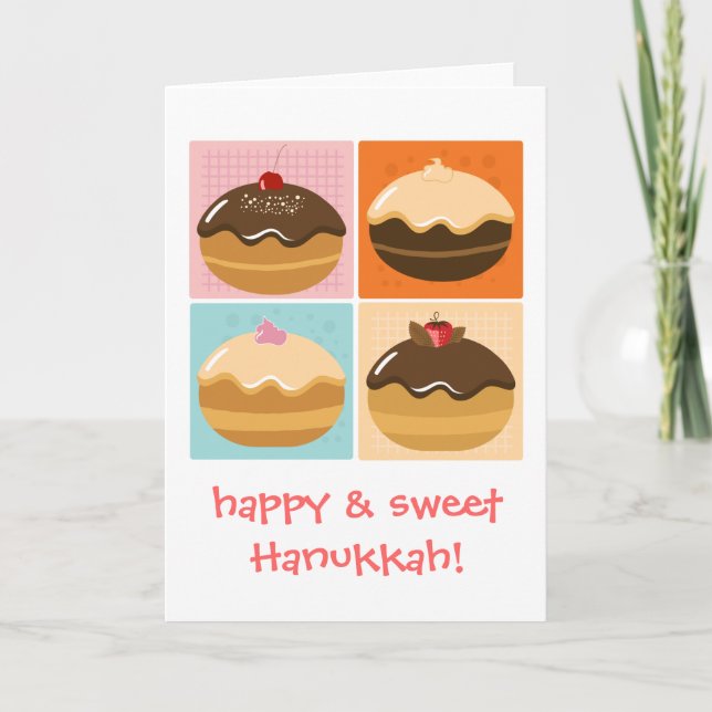 Happy Hanukkah Holiday Card (Front)