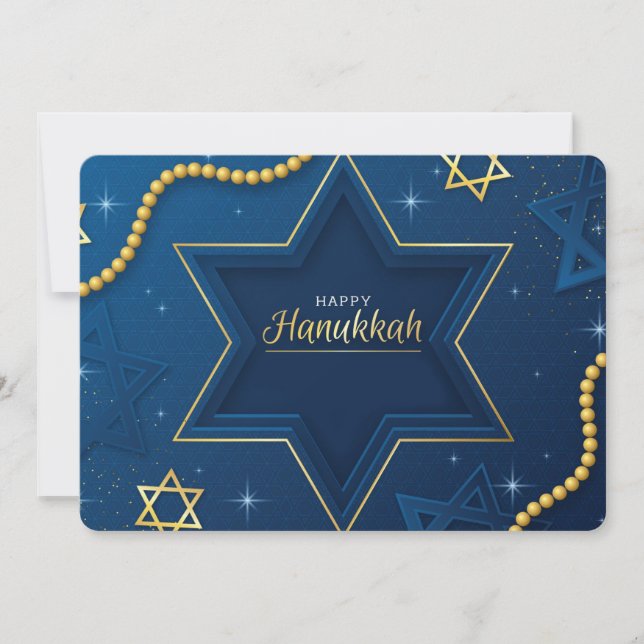 Happy Hanukkah Holiday Card (Front)