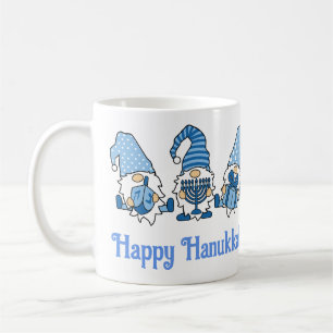 Happy Hanukkah Holiday Gnome  Coffee Mug