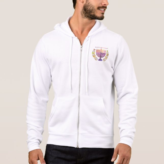 Happy Hanukkah Hoodie (Front)