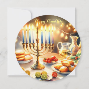 Happy Hanukkah Invitation