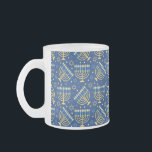 Happy Hanukkah Jewish Star Menorah Blue Chanukah Frosted Glass Coffee Mug<br><div class="desc">Happy Hanukkah,  Chanukah,  Menorah,  festival of lights,  Jewish star,  blue mug.</div>