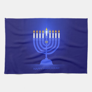 Happy Hanukkah Kitchen Towel