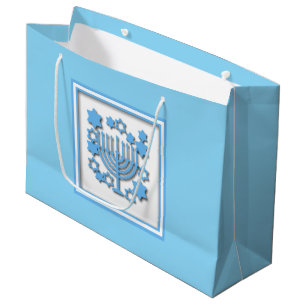 Happy Hanukkah  Large Gift Bag