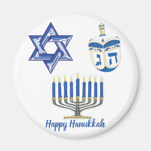 Happy Hanukkah Magnet