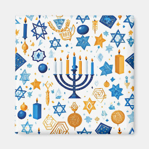 Happy Hanukkah Magnet