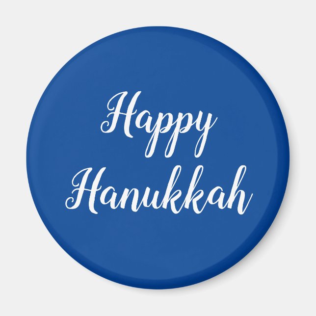 Happy Hanukkah magnet (Front)