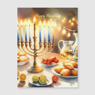 Happy Hanukkah Magnetic Invitation