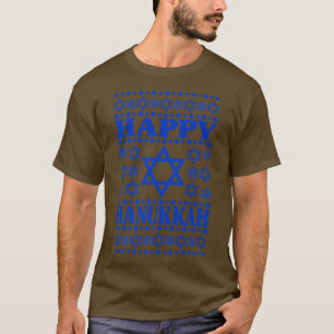 Happy Hanukkah Men Women Kids Stars Of David Jewis T-Shirt