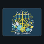 Happy Hanukkah menorah candles. Holiday Card<br><div class="desc">Happy Hanukkah menorah candles.
Keep in touch with family and friends while you celebrate the holiday of Hanukkah/Chanukah with the lights of the menorah.</div>