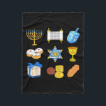 Happy Hanukkah Menorah Jewish Xmas Chanukah Family Fleece Blanket<br><div class="desc">Happy Hanukkah Menorah Jewish Xmas Chanukah Family Matching</div>
