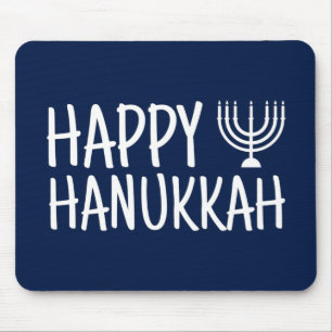 Happy Hanukkah Mouse Mat
