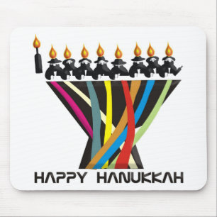 Happy Hanukkah Mouse Mat
