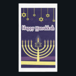 Happy Hanukkah Napkin<br><div class="desc">Happy Hanukkah Paper guest towel</div>