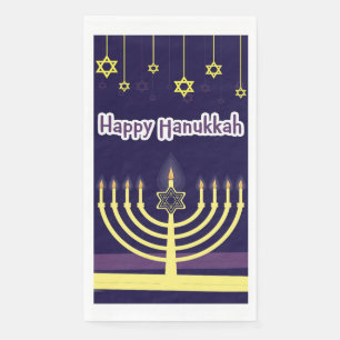 Happy Hanukkah Napkin