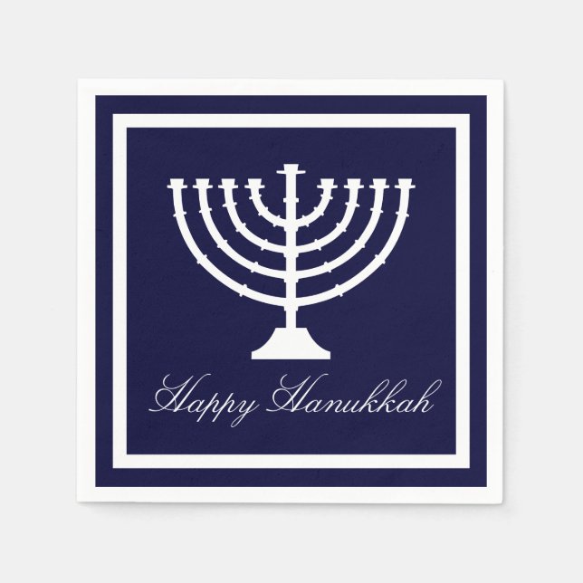 Happy Hanukkah Napkin (Front)