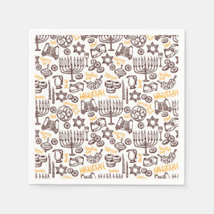 Happy Hanukkah Napkin