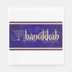 Happy Hanukkah  Napkin