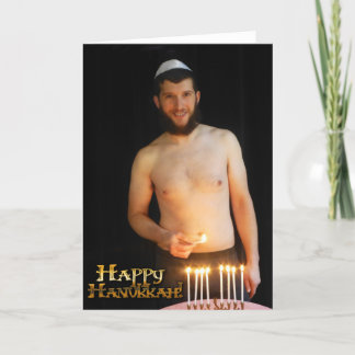 Happy Hanukkah - Noah (underwear) Holiday Card