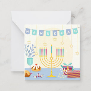 Happy Hanukkah Note Card