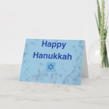 Happy Hanukkah note card