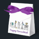 Happy Hanukkah NYC New York City Chanukah Holiday Favour Box<br><div class="desc">Features an original pen-and-ink illustration of various New York City landmarks "dressed up" for the holiday season. Perfect for Hanukkah!

Don't see what you're looking for? Need help with customisation? Contact Rebecca to have something designed just for you.</div>