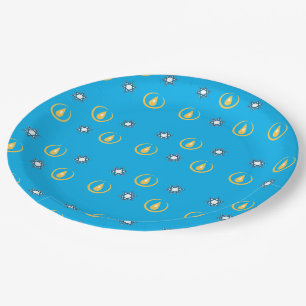 Happy Hanukkah Paper Plate