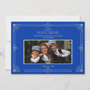 Happy Hanukkah Photo Holiday Card