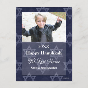 Happy Hanukkah Photo Postcard - HAMbWG
