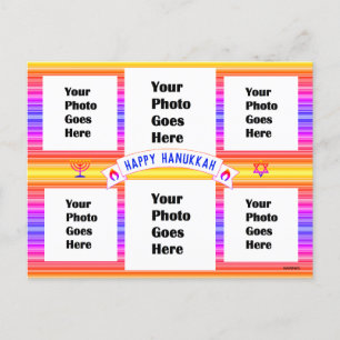 Happy Hanukkah Picture Postcard HAMbWG