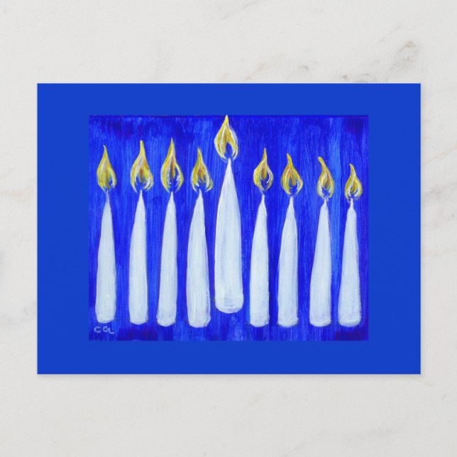 Happy Hanukkah Postcard (Front)