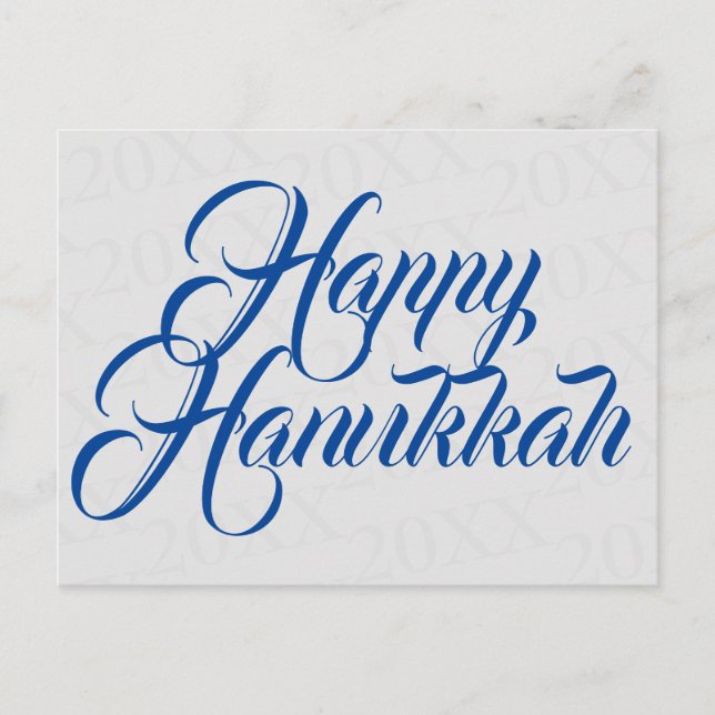Happy Hanukkah Postcard (Front)
