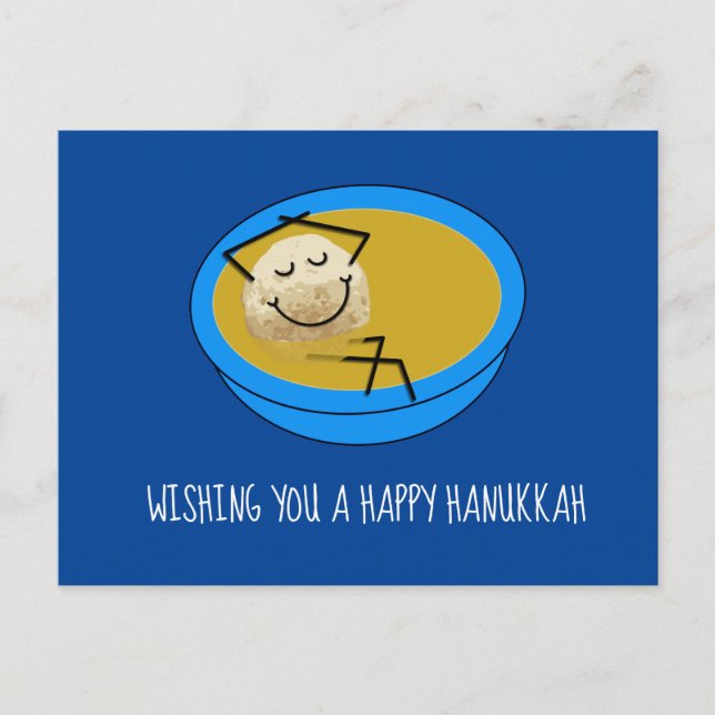 Happy Hanukkah Postcard (Front)