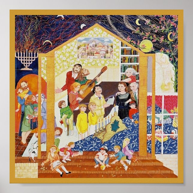 HAPPY HANUKKAH POSTER (Front)