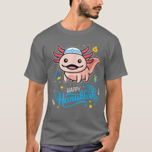Happy Hanukkah Pyjamas For Men Women Kids Aolotl C T-Shirt
