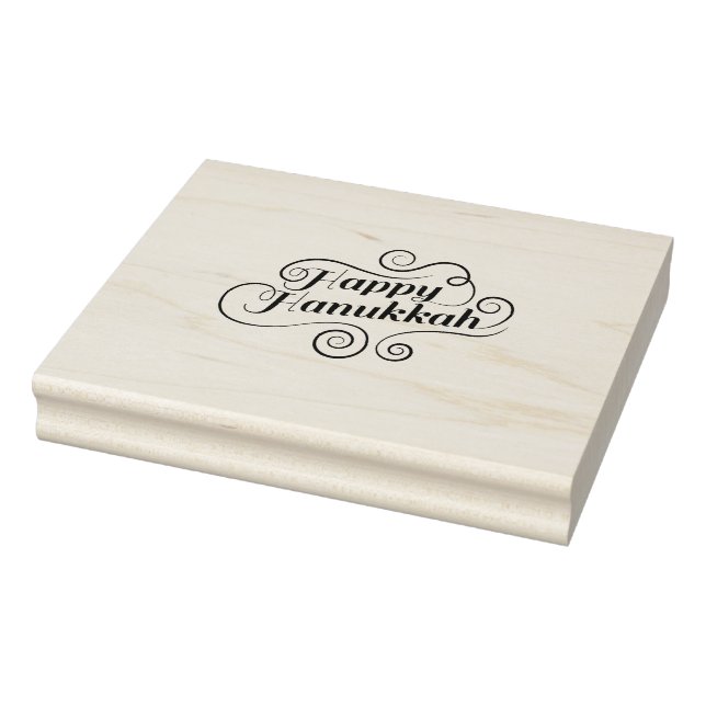 Happy Hanukkah Rubber Stamp (Stamp)