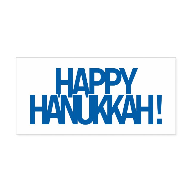 Happy Hanukkah! Self-inking Stamp (Design)