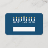 Happy Hanukkah | Simple and Modern Candle Greeting