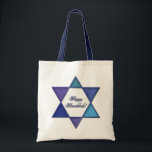 Happy Hanukkah Star of David Bag<br><div class="desc">Happy Hanukkah Star of David Bag: put all your hanukkah gifts inside for your favourite relative or friend</div>