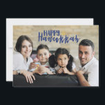 Happy Hanukkah Star of David Holiday Photo Card<br><div class="desc">Stylish and cute Happy Hanukkah Star of David Holiday Photo Card is perfect for all your friends and family this holiday season.  Customise the text with your family name and the year and swap out the picture for a photo of your kids,  pet,  or the whole family.</div>