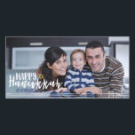 Happy Hanukkah Star of David Photo Card<br><div class="desc">Cute and stylish Happy Hanukkah Star of David Photo Card is perfect for your card sending this holiday season.  Has matching accessories.</div>