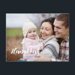 Happy Hanukkah Star of David Photo Postcards<br><div class="desc">Stylish and cute Happy Hanukkah Star of David Holiday Photo Postcards are perfect for all your friends and family this holiday season.  Customise the text with your family name and the year and swap out the picture for a photo of your kids,  pet,  or the whole family.</div>