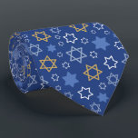 Happy Hanukkah Star of David Tie<br><div class="desc">Happy Hanukkah Star of David Pattern</div>