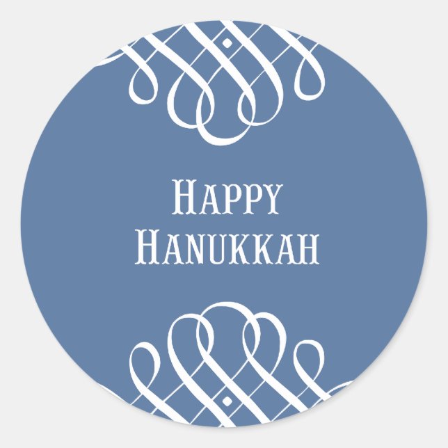 Happy Hanukkah Stickers (Front)