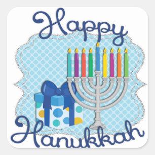 Happy Hanukkah Stickers